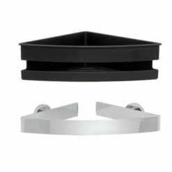 Tiger Noon Hoek Douchemand 22 X 8 X 22 Cm Chroom -Badkamer Verkoop Winkel 123 1010