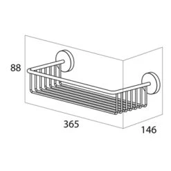 Handson Wandkorf Smart RVS 8 Handson Wandkorf Smart RVS -Badkamer Verkoop Winkel 123 1016