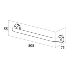 Handson Wandkorf Smart RVS 9 Handson Wandkorf Smart RVS -Badkamer Verkoop Winkel 123 1017