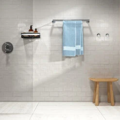 Tiger Noon Douchemand 30 X 8 X 13,8 Cm Chroom -Badkamer Verkoop Winkel 123 1055