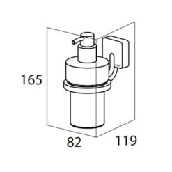 Tiger Zeepdispenser Impuls Hangend RVS -Badkamer Verkoop Winkel 123 1067