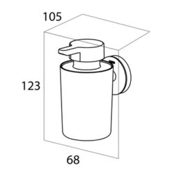 Tiger Zeepdispenser Urban Hangend Zwart 21 Tiger Zeepdispenser Urban Hangend Zwart -Badkamer Verkoop Winkel 123 1145