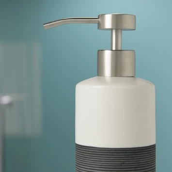 Sealskin Zeepdispenser Doppio Grijs 4 Sealskin Zeepdispenser Doppio Grijs - Afbeelding 2