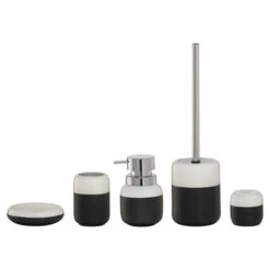 Sealskin Zeepdispenser Sphere Porcelein Zwart -Badkamer Verkoop Winkel 123 1243