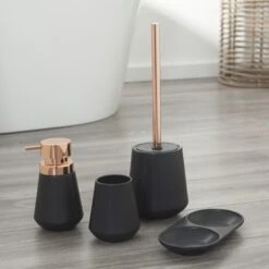 Sealskin Zeepbakje Conical Porselein Zwart 14 Sealskin Zeepbakje Conical Porselein Zwart -Badkamer Verkoop Winkel 123 1250