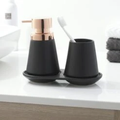 Sealskin Zeepbakje Conical Porselein Zwart 15 Sealskin Zeepbakje Conical Porselein Zwart -Badkamer Verkoop Winkel 123 1251