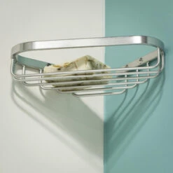 Tiger Zeepbakje Exquisit Voor Hoek Hangend RVS -Badkamer Verkoop Winkel 123 1279