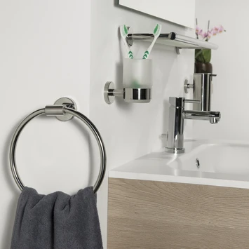 Tiger Handdoekring Boston RVS Glans 4 Tiger Handdoekring Boston RVS Glans - Afbeelding 2