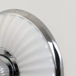 Tiger Ivy Beweegbare Handdoekring Chroom/wit -Badkamer Verkoop Winkel 123 1309