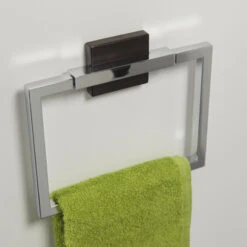 Tiger Zenna Handdoekring Chroom/wenge 9 Tiger Zenna Handdoekring Chroom/wenge -Badkamer Verkoop Winkel 123 1332