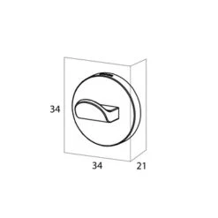 Tiger Haak Klein Noon Zwart -Badkamer Verkoop Winkel 123 1354