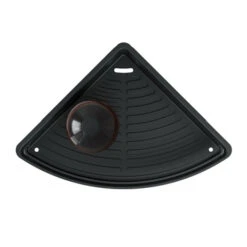 Tiger Hoekdouchemand Carv 21 Cm Zwart -Badkamer Verkoop Winkel 123 1389