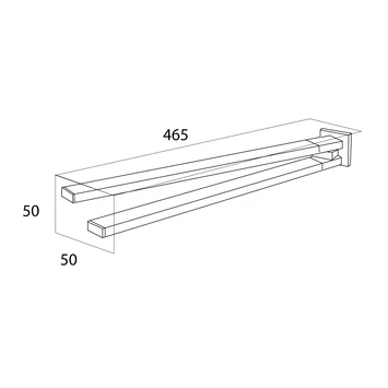 Tiger Handdoekrek Items Met Draaibare Armen RVS 7 Tiger Handdoekrek Items Met Draaibare Armen RVS - Afbeelding 5