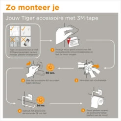 Tiger Haak Tune Messing Zwart 25 Tiger Haak Tune Messing Zwart -Badkamer Verkoop Winkel 123 1441