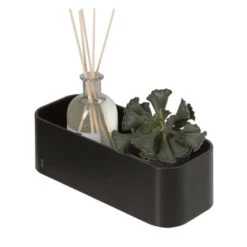 Tiger Wandrek/douchemand 2-store 25cm Zwart -Badkamer Verkoop Winkel 123 1451