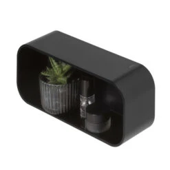 Tiger Wandrek/douchemand 2-store 25cm Zwart -Badkamer Verkoop Winkel 123 1452