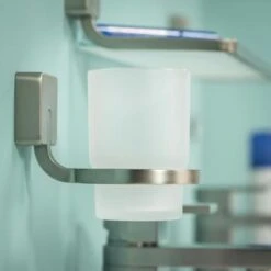 Tiger Bekerhouder Impuls Hangend Met Beker RVS 8 Tiger Bekerhouder Impuls Hangend Met Beker RVS -Badkamer Verkoop Winkel 123 1493