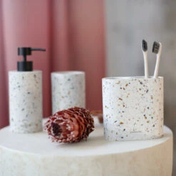 Sealskin Tandenborstelbeker Blend Terrazzo Staand -Badkamer Verkoop Winkel 123 1518