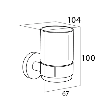 Tiger Bekerhouder Boston Met Beker RVS 6 Tiger Bekerhouder Boston Met Beker RVS - Afbeelding 4