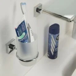 Tiger Bekerhouder Melbourne Hangend Met Beker Chroom -Badkamer Verkoop Winkel 123 1537