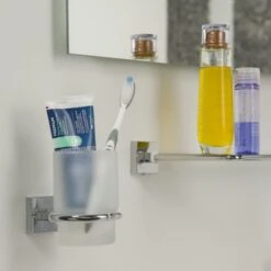 Tiger Bekerhouder Melbourne Hangend Met Beker Chroom -Badkamer Verkoop Winkel 123 1538