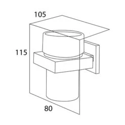 Tiger Bekerhouder Items Hangend Met Beker Chroom 11 Tiger Bekerhouder Items Hangend Met Beker Chroom -Badkamer Verkoop Winkel 123 1568
