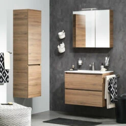 TIGER S-line Spiegelkast 80 Chalet Eik -Badkamer Verkoop Winkel 123 157