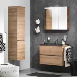 TIGER S-line Spiegelkast 80 Chalet Eik -Badkamer Verkoop Winkel 123 158