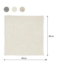 Sealskin Badmat Reverse 60x60cm Ivoor -Badkamer Verkoop Winkel 123 1705