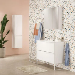 Tiger Spiegelkast S-Line 80cm Sneeuwwit -Badkamer Verkoop Winkel 123 171