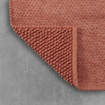 Sealskin Badmat Delhi 60x60cm Donkerroze 4 Sealskin Badmat Delhi 60x60cm Donkerroze - Afbeelding 2