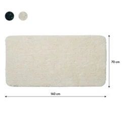 Sealskin Badmat Angora 70x140cm Off-white 12 Sealskin Badmat Angora 70x140cm Off-white -Badkamer Verkoop Winkel 123 1781