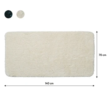 Sealskin Badmat Angora 70x140cm Off-white 7 Sealskin Badmat Angora 70x140cm Off-white - Afbeelding 5