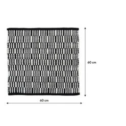 Sealskin Badmat Bandra 60x60cm Zwart -Badkamer Verkoop Winkel 123 1800