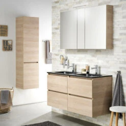 TIGER S-line Spiegelkast 120 Naturel Eik -Badkamer Verkoop Winkel 123 181