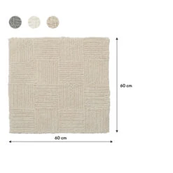 Sealskin Badmat Reverse 60x60cm Zand -Badkamer Verkoop Winkel 123 1815