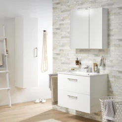 Tiger Spiegelkast S-Line 60cm Sneeuwwit -Badkamer Verkoop Winkel 123 187