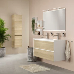 Tiger S-Line Frame Spiegel 120x70 Cm Mat Wit -Badkamer Verkoop Winkel 123 1960