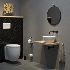 Tiger Spiegel Sem Zwart 10 Tiger Spiegel Sem Zwart -Badkamer Verkoop Winkel 123 2009