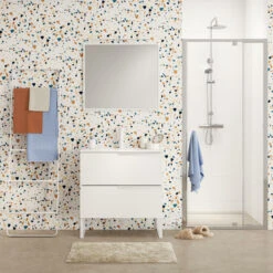 Tiger S-line Frame Spiegel 60x70 Cm Mat Wit -Badkamer Verkoop Winkel 123 2014