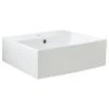 Atlantic Wastafel Jace Vierkant Wit 46x46x15 Cm -Badkamer Verkoop Winkel 123 2042