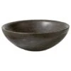 Atlantic Waskom Carolina Rond Zwart Natuursteen 40x40x14 Cm -Badkamer Verkoop Winkel 123 2057