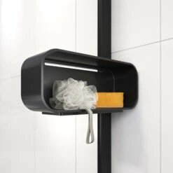 Sealskin Inc. Inloopdouche Type A1 140x30x200 Cm Met Douchemand, 8 Mm Helder Veiligheidsglas Met Antikalklaag Mat Zwart -Badkamer Verkoop Winkel 123 2205