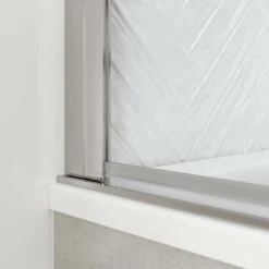 Sealskin Badwand Hooked 75x140cm Hoogglans Aluminium -Badkamer Verkoop Winkel 123 2218