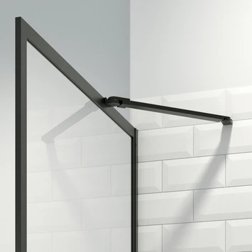 SEALSKIN Inloopdouche A3 Contour Zwart 118x200cm 5 SEALSKIN Inloopdouche A3 Contour Zwart 118x200cm - Afbeelding 3