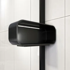 Sealskin Inc. Inloopdouche Type A3 90x200 Cm Met Douchemand, 8 Mm Helder Veiligheidsglas Met Antikalklaag Mat Zwart -Badkamer Verkoop Winkel 123 2247