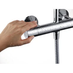 Hansgrohe Douchesysteem Vernis Blend 200 Met Thermostaatkraan Chroom -Badkamer Verkoop Winkel 123 2294