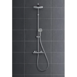Hansgrohe Douchesysteem Vernis Blend 200 Met Thermostaatkraan Chroom -Badkamer Verkoop Winkel 123 2295