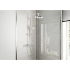 Hansgrohe Douchesysteem Vernis Blend 200 Met Thermostaatkraan Chroom -Badkamer Verkoop Winkel 123 2296