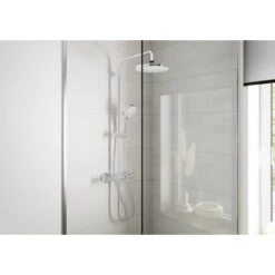 Hansgrohe Douchesysteem Vernis Blend 200 Met Thermostaatkraan Chroom -Badkamer Verkoop Winkel 123 2297